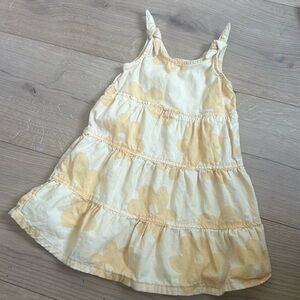 Little Co little girls 2T yellow flower dress